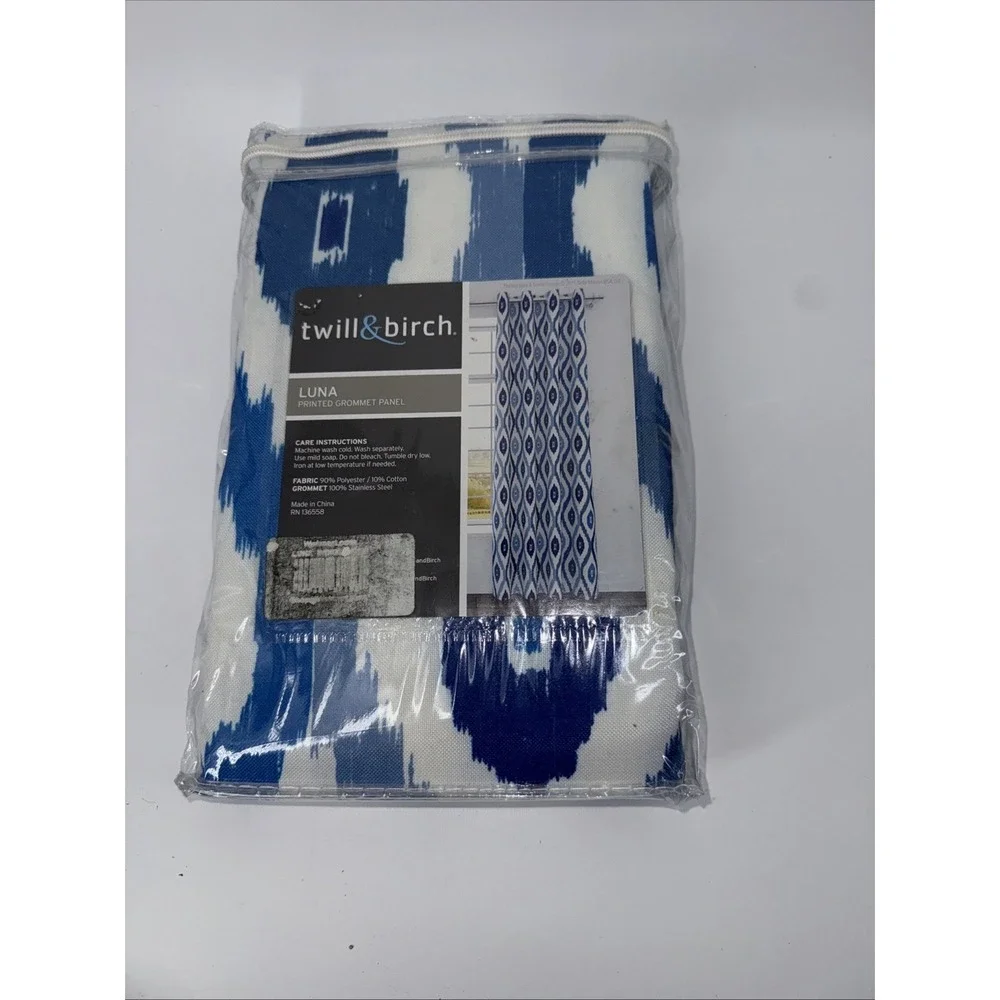 twill & birch LUNA Printed‎ Grommet Panel 54